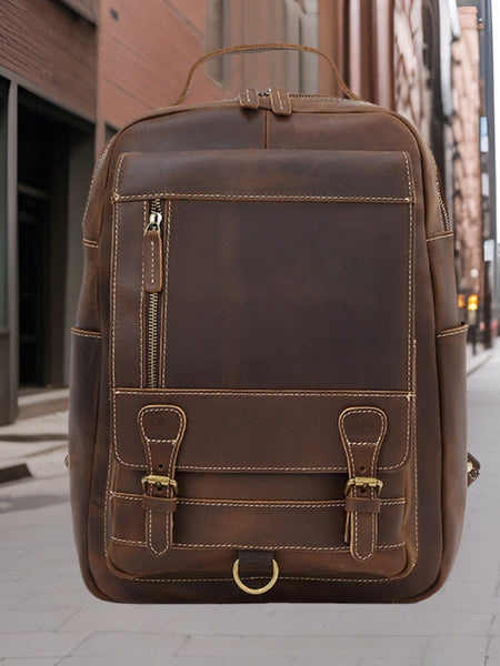 Mason™ | Premium Leather Backpack