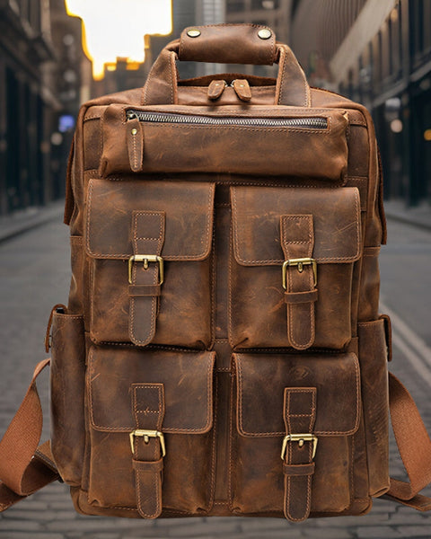 Maxie™ | Genuine Leather Backpack