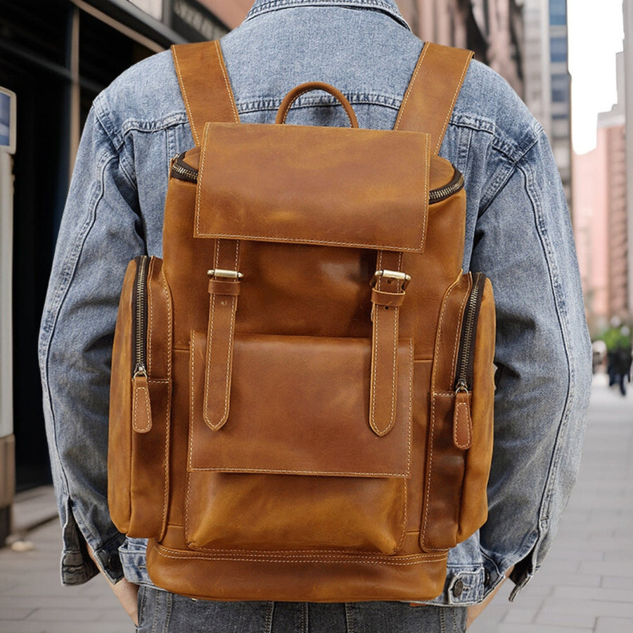 Nathan™ — Premium Retro Backpack Men's Statement Handbag