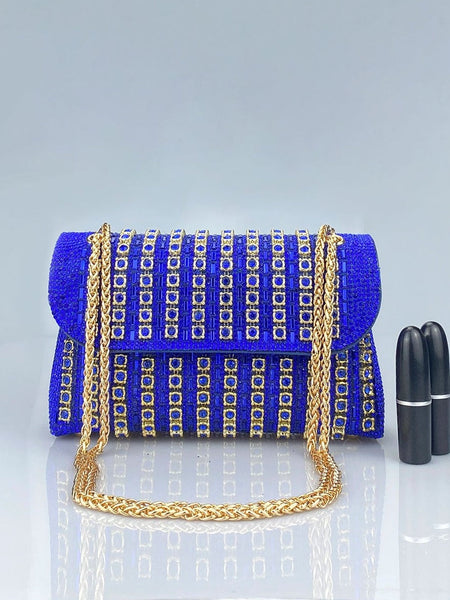 Chantal Diamond Clutch Bag - Opulent Empire