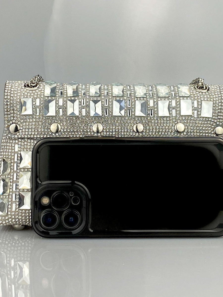 Ayesha Gemstones Clutch Bag - Opulent Empire