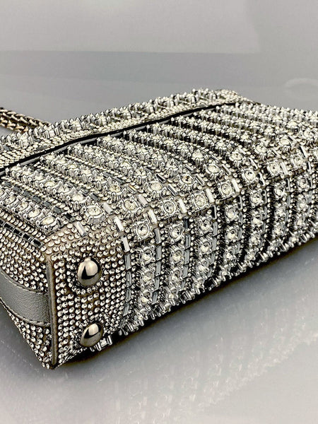 Chantal Diamond Clutch Bag - Opulent Empire