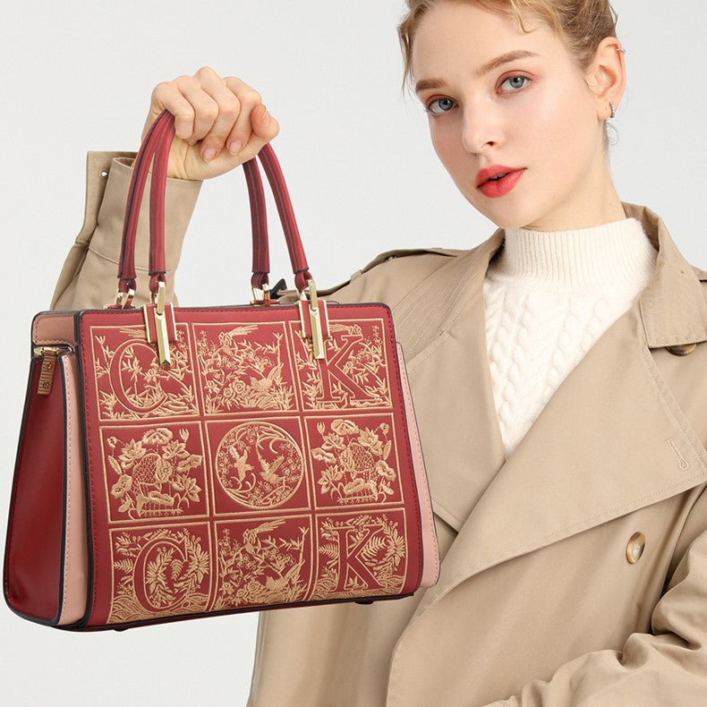Havilah — Embroidery Medium Tote Bag, alternate view 8