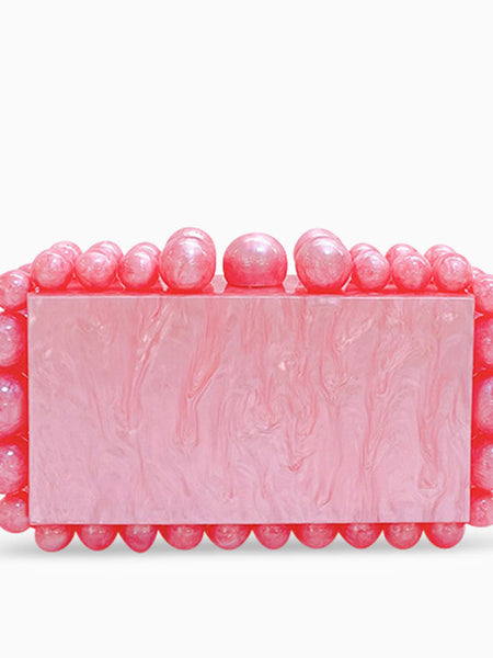 Acrylic Cloud Clutch Bag - Opulent Empire