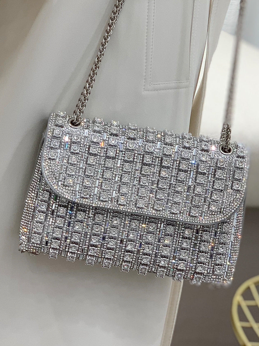 Chantal Diamond Clutch Bag - Opulent Empire