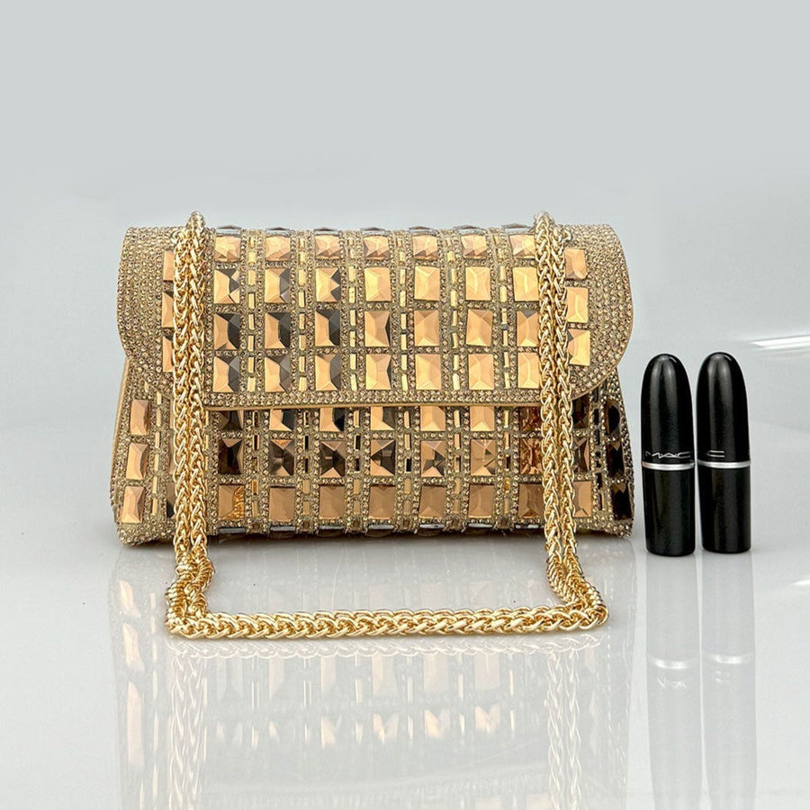Ayesha Gemstones Clutch Bag - Opulent Empire
