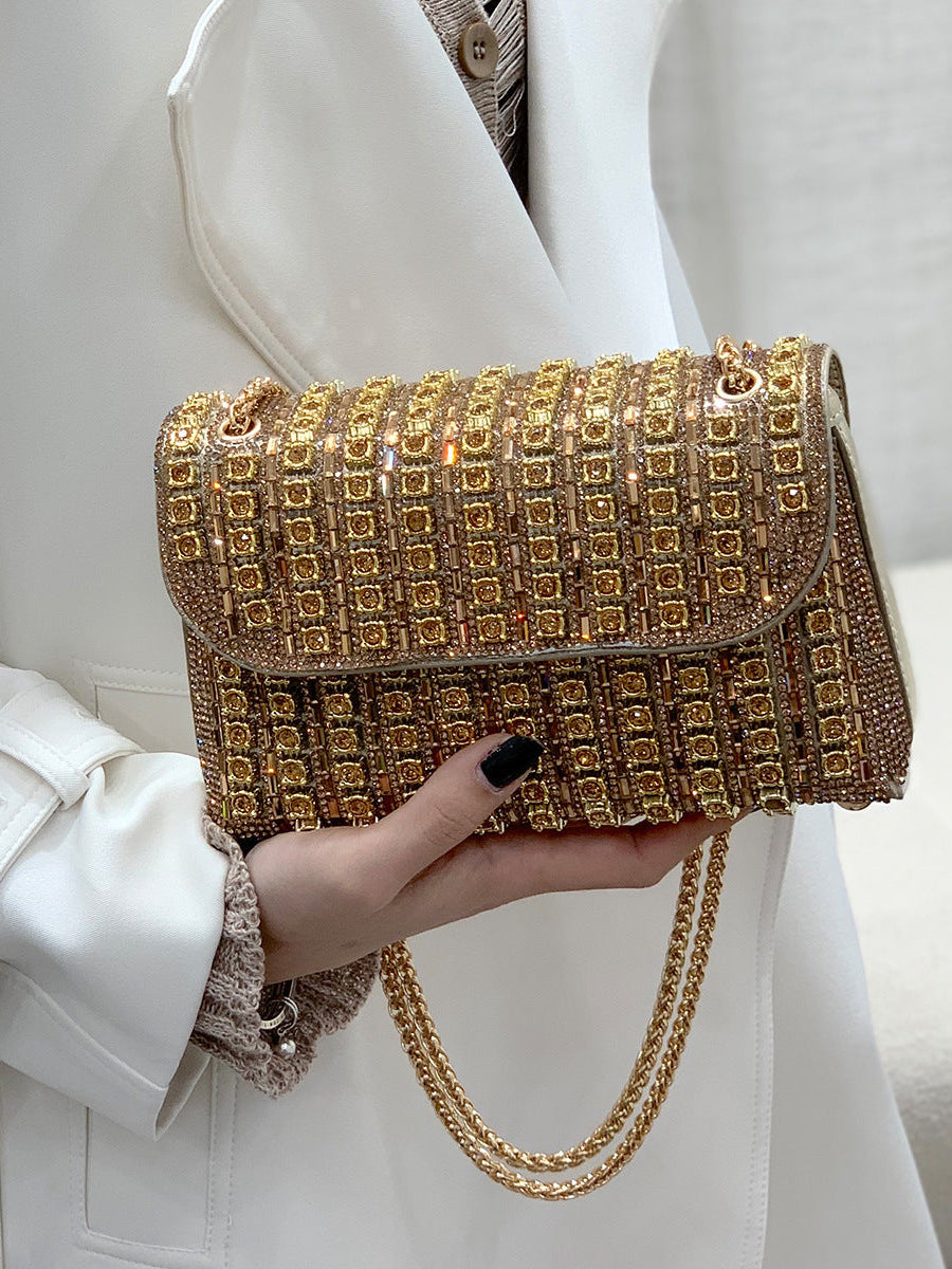 Chantal Diamond Clutch Bag - Opulent Empire