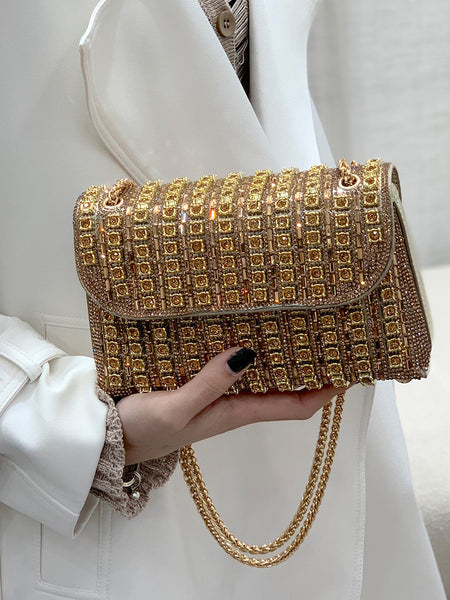 Chantal Diamond Clutch Bag - Opulent Empire