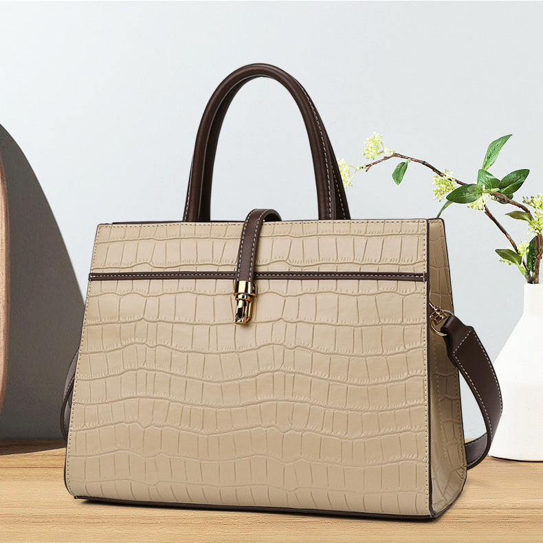 Kate — Crocodile Pattern Medium Tote Bag, alternate view 4
