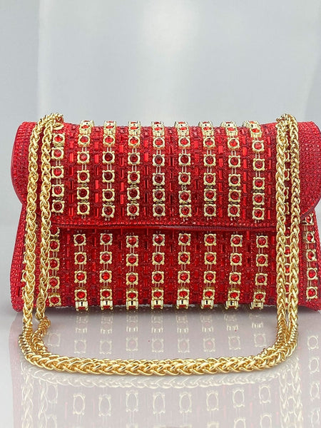 Chantal Diamond Clutch Bag - Opulent Empire