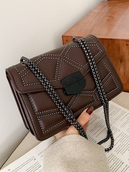 Modish Quilted Shoulder Bag - Opulent Empire