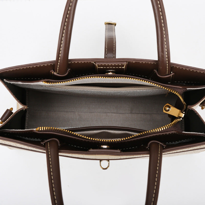 Kate — Crocodile Pattern Medium Tote Bag, alternate view 3