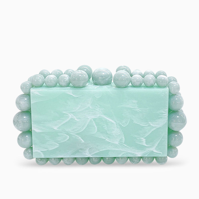 Acrylic Cloud Clutch Bag - Opulent Empire
