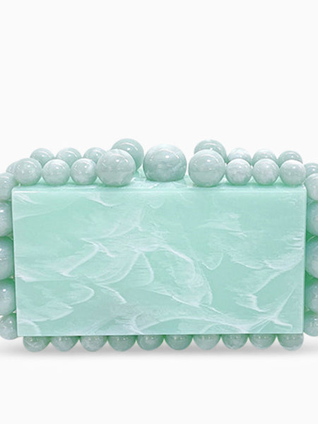 Acrylic Cloud Clutch Bag - Opulent Empire