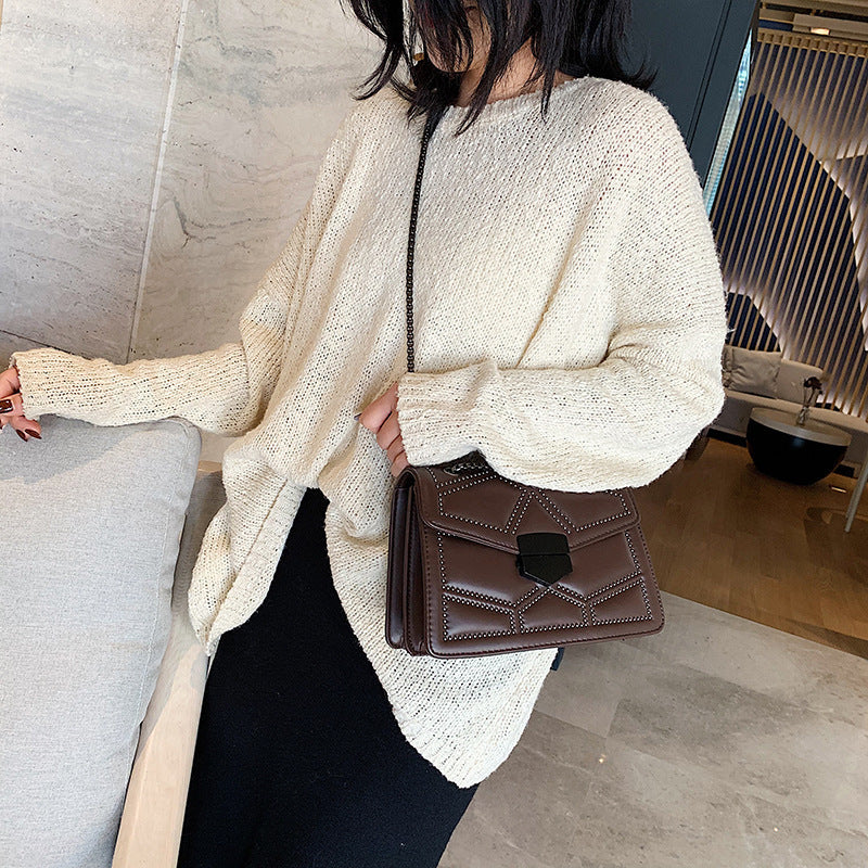 Modish Quilted Shoulder Bag - Opulent Empire