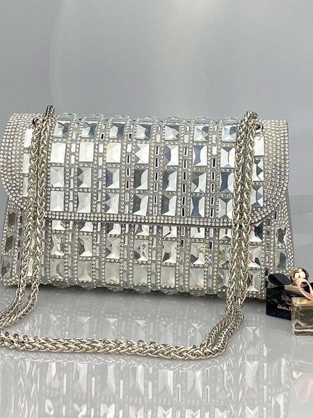 Ayesha Gemstones Clutch Bag - Opulent Empire