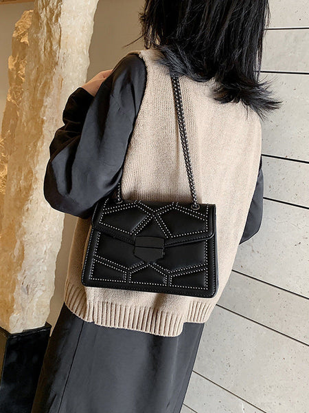 Modish Quilted Shoulder Bag - Opulent Empire