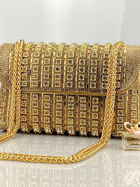 Chantal Diamond Clutch Bag - Opulent Empire