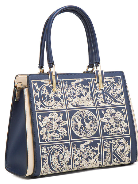 Havilah Embroidery Medium Tote Bag - Opulent Empire