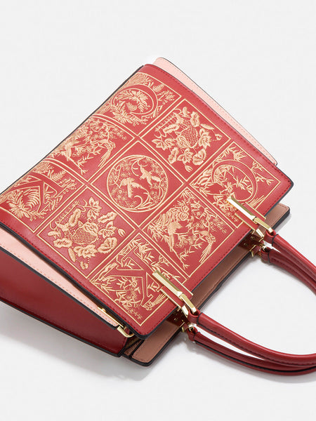 Havilah Embroidery Medium Tote Bag - Opulent Empire