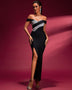 Sparkly Rhinestone High-Slit Bandage Dress