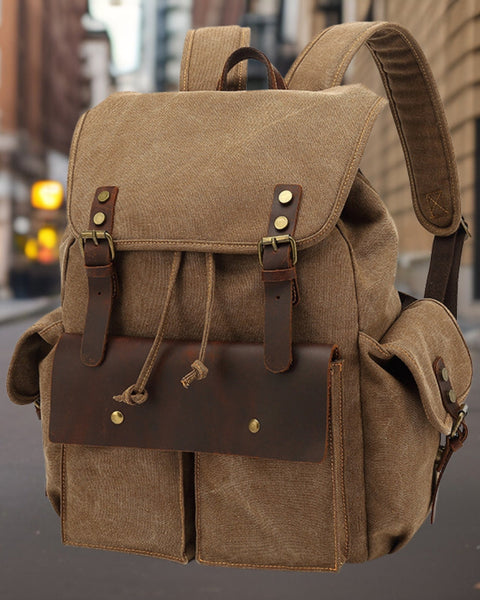 Oliver™ | Rugged Canvas Backpack
