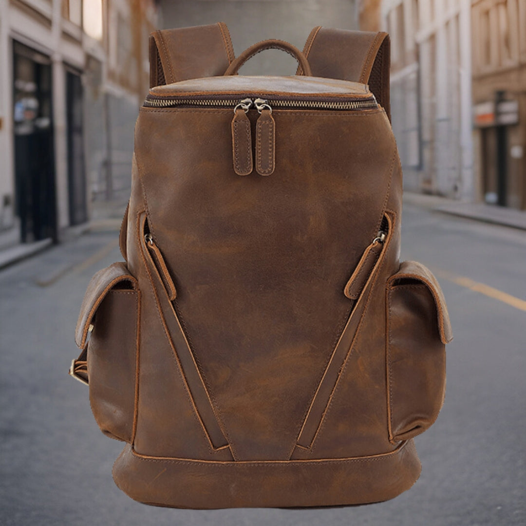 Owen™ — High-Quality Retro Backpack Men's Statement Handbag, alternate view 4