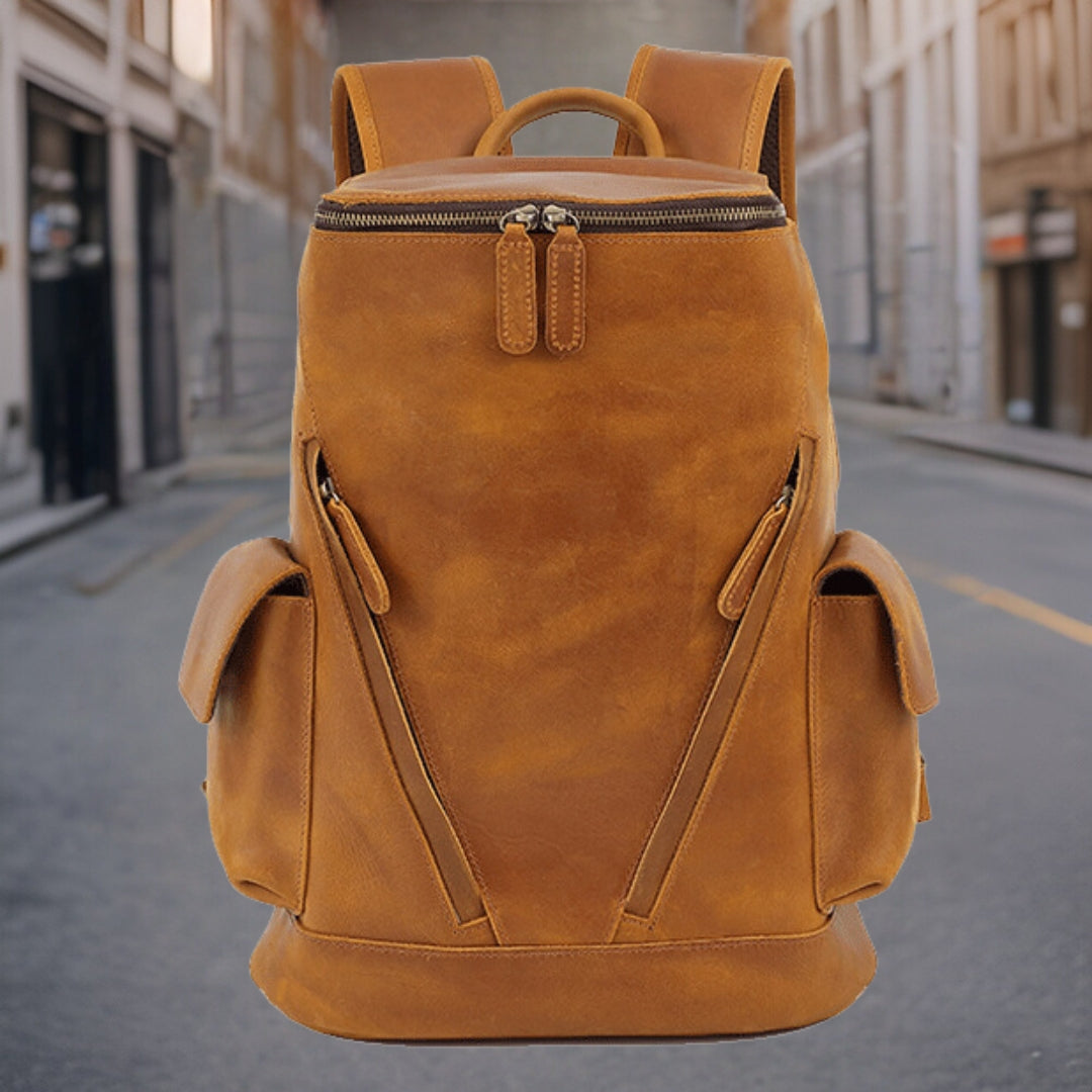 Owen™ — High-Quality Retro Backpack Men's Statement Handbag, alternate view 3