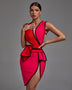 Chic V-Neck Sleeveless Mesh Midi Dress for a Flawless Look - Opulent Empire