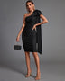 Chic Asymmetrical Sleeveless Bowknot Bandage Dress - Opulent Empire
