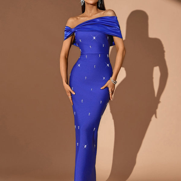 Off Shoulder Wedding Guest Bandage Dress