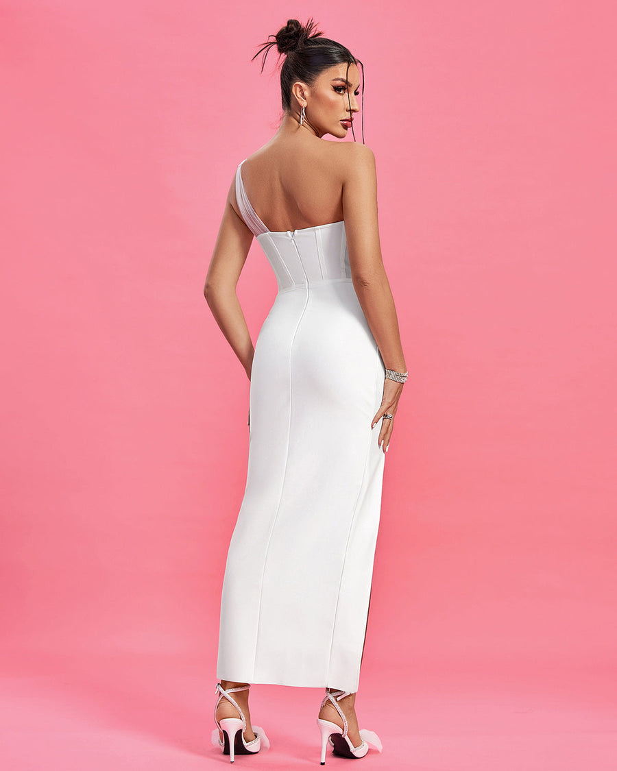 Zinnia — Crystal Embellished Mesh Bandage Dress, alternate view 2
