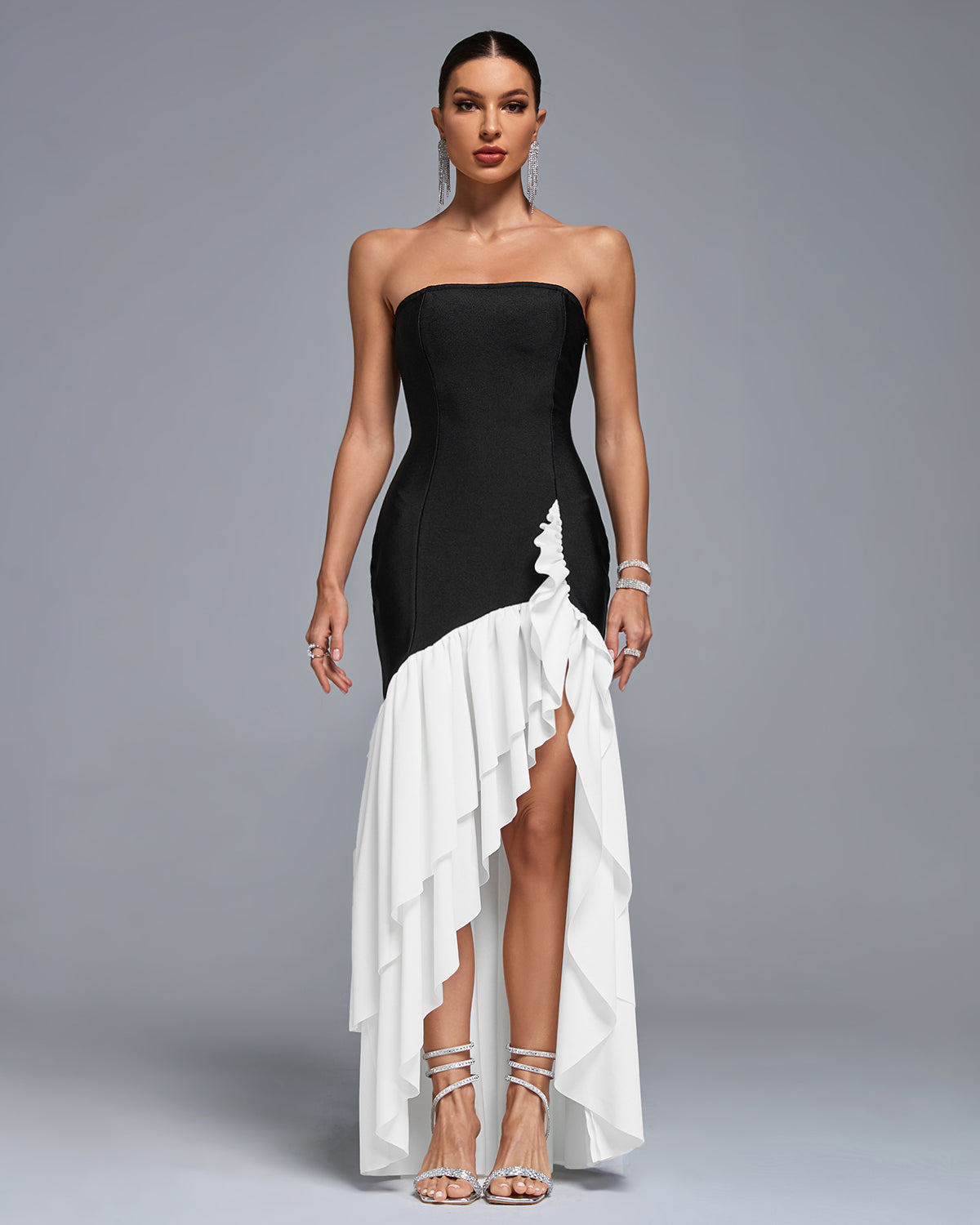 Cynthia — Black Maxi Dress