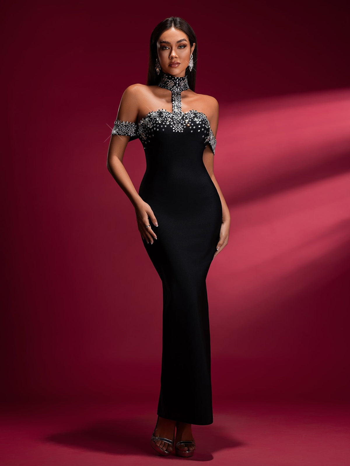 Bianca — Black Maxi Dress
