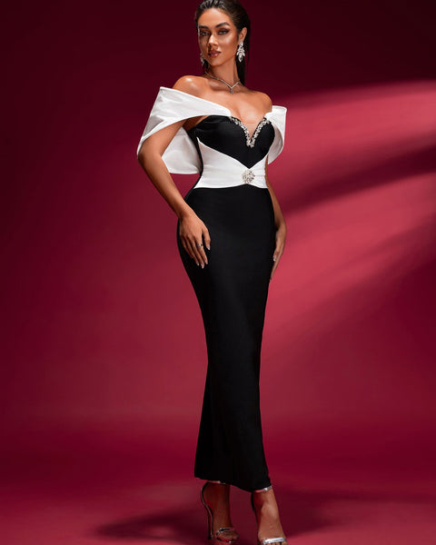Unique & Elegant Bandage Evening Dress
