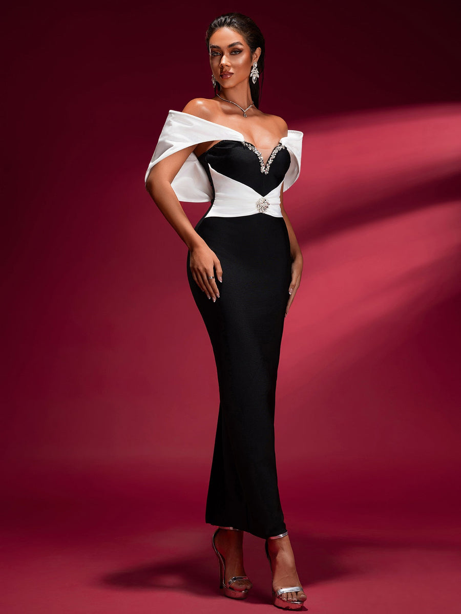 Magnolia Montclair — Unique & Elegant Bandage Evening Dress, alternate view 2