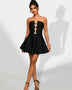 Elegant Bandage Dress with Pearl Embellishments for a Sophisticated Style