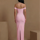 Lysandra Courcelle — Halter Crystal Floral Backless Bandage Dress, alternate view 3