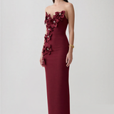 Ondine Rosier — Organza Floral Rhinestone Backless Bandage Dress, alternate view 8