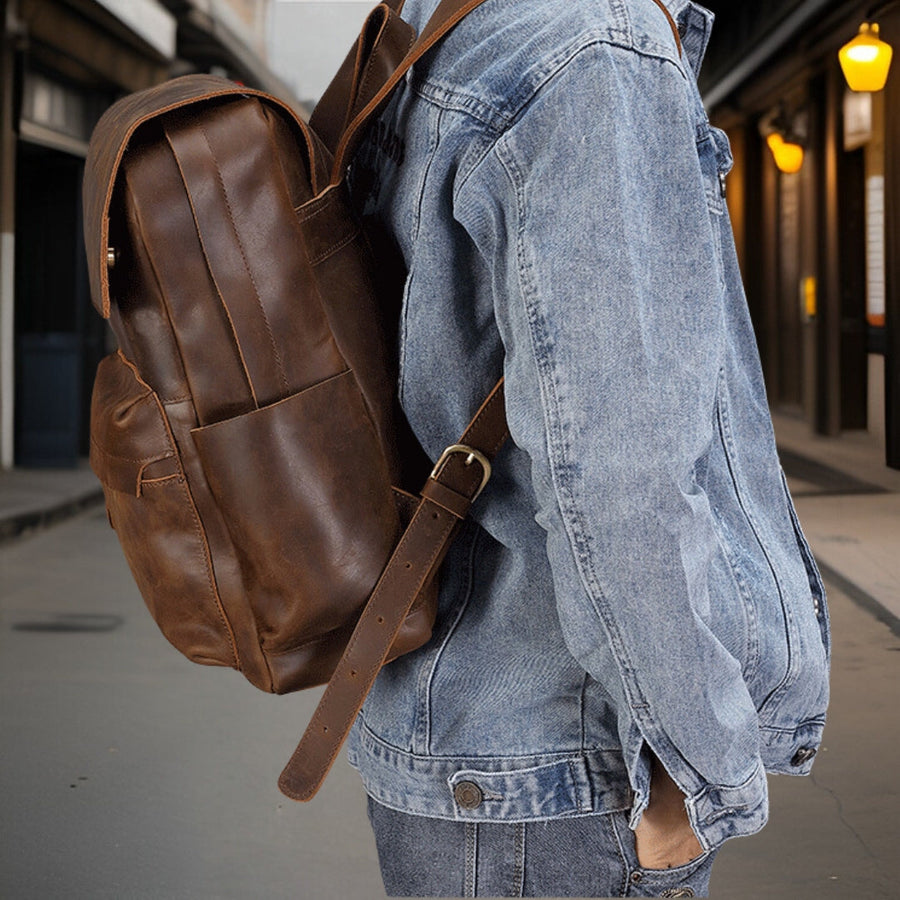Quentin™ | Genuine Leather Backpack