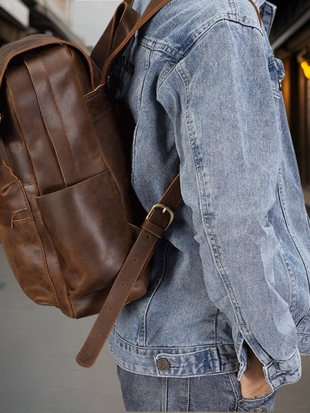 Quentin™ | Genuine Leather Backpack