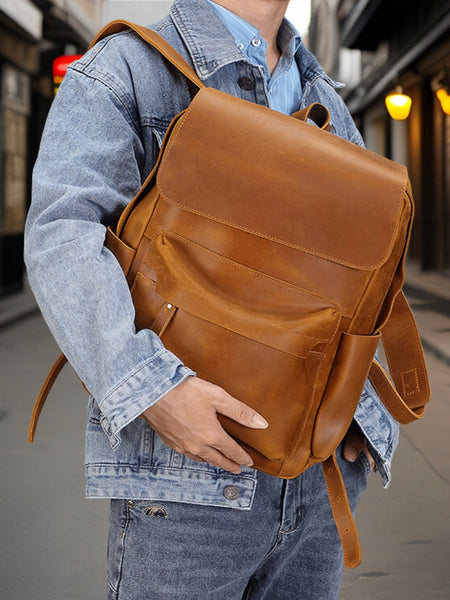 Quentin™ | Genuine Leather Backpack
