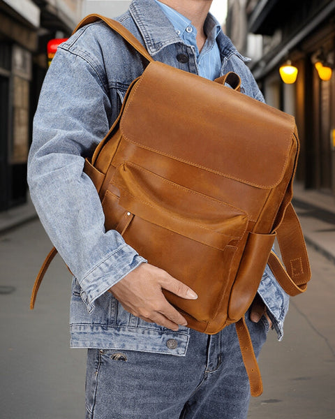Quentin™ | Genuine Leather Backpack