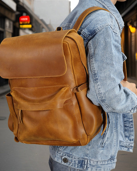 Quentin™ | Genuine Leather Backpack