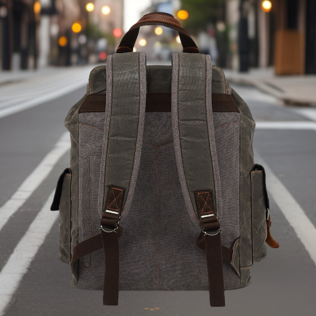 Quinlan™ — Rugged Outdoor Travel Backpack Men's Statement Handbag, alternate view 3