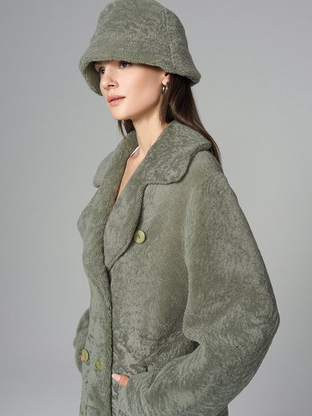 Mint Reversible Genuine Sheepskin Maxi Coat