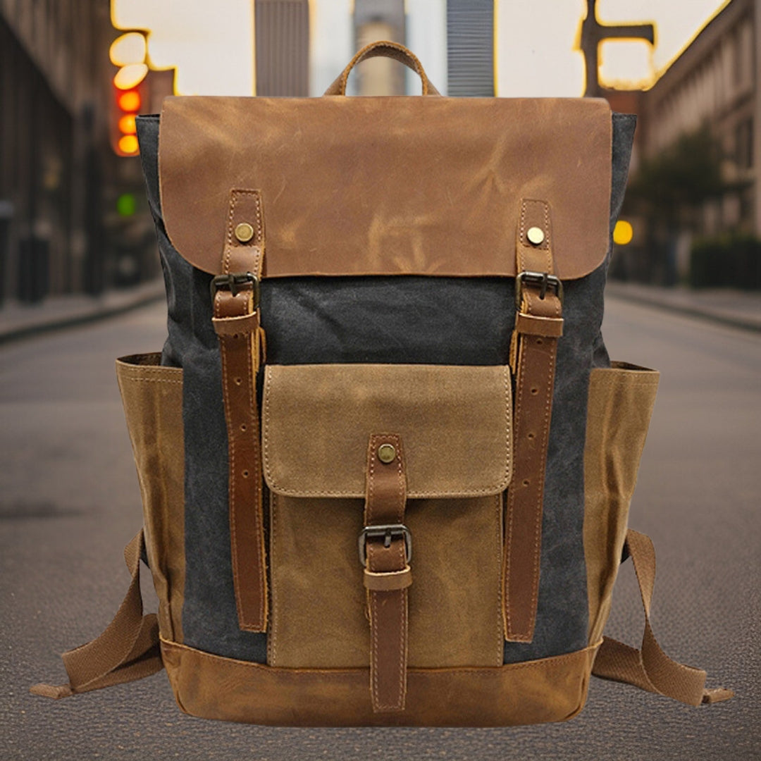 Sawyer™ — Durable Outdoor Canvas Backpack Men's Statement Handbag, alternate view 5