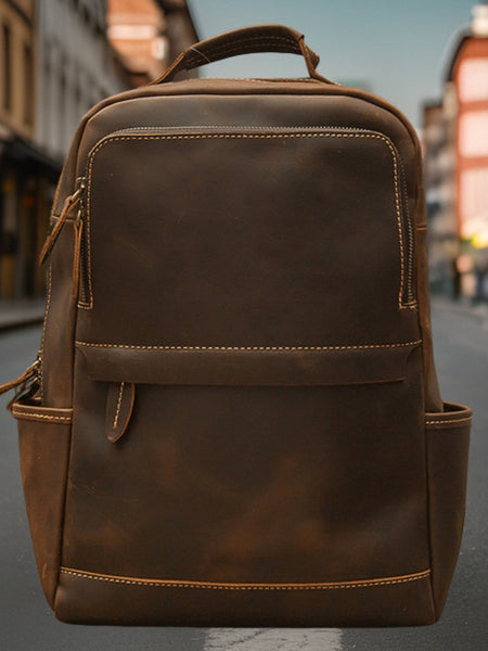 Sebastian™ | Classic Genuine Leather Backpack
