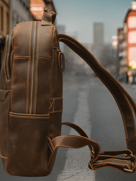 Sebastian™ | Classic Genuine Leather Backpack