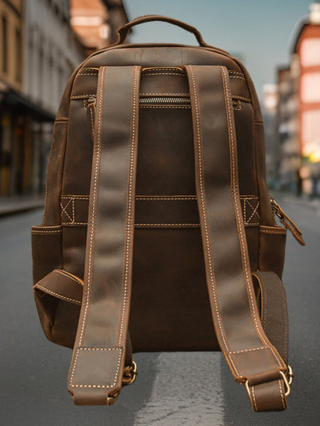 Sebastian™ | Classic Genuine Leather Backpack